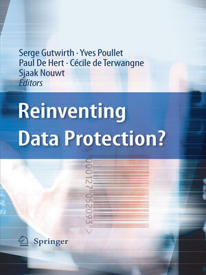 cover image of Reinventing Data Protection?